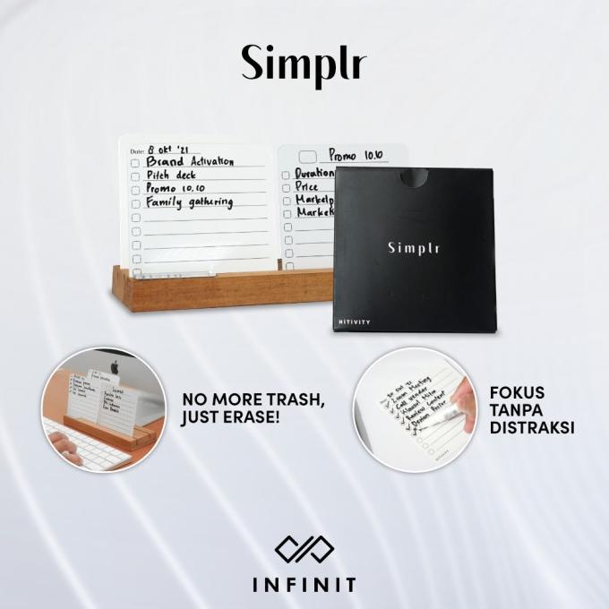 

Simplr Card + Wooden Dock