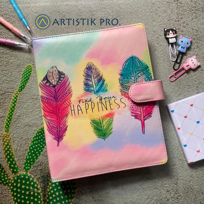 

BINDER PRINTING MOTIP FEATHER HAPPINESS A5 DAN B5