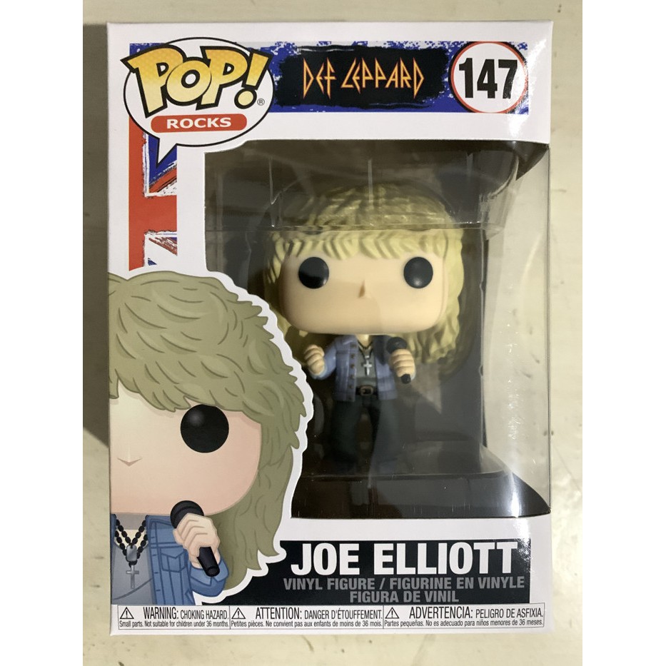 Funko POP Rocks: DEF LEPPARD - Joe Elliott / Joseph Thomas Elliott