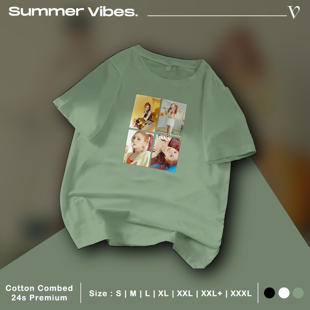 Pretty Savage - Kaos Oversize Viviz Umji Summer Vibe Photo