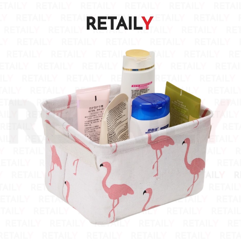 Retaily HL0051 Kotak Penyimpanan Mini Storage Box Kosmetik Make Up Organizer Alat Tulis Multifungsi