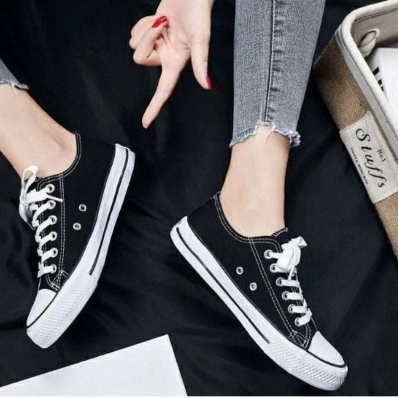 COD SEPATU CONVERS ALLSTAR HITAM SEPATU PRIA WANITA SEPATU HTAM SEPATU KASUAL TERLARIS//SEPATU PRIA WANITA KEREN