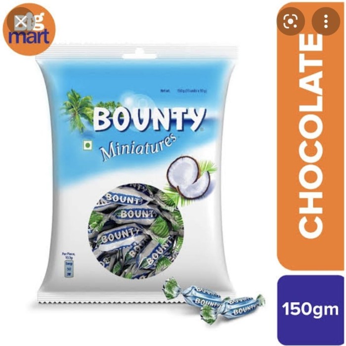 

BOUNTY CHOCOLATE 16PC