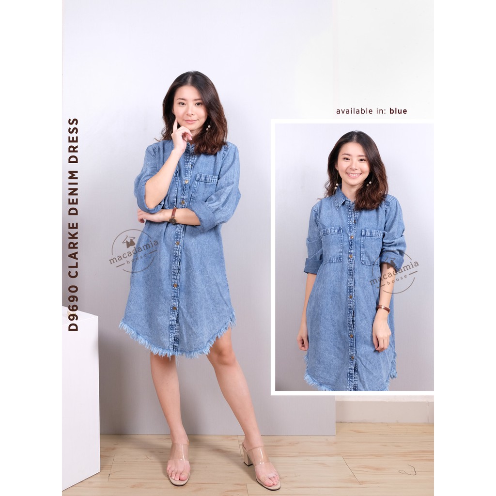 denim house dress