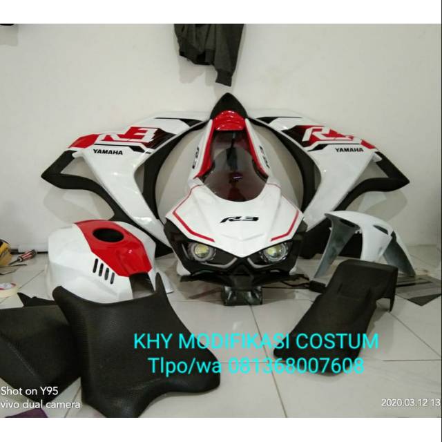 Body full fairing vixion new nva/nvl vixion old model r25 mod r3 new