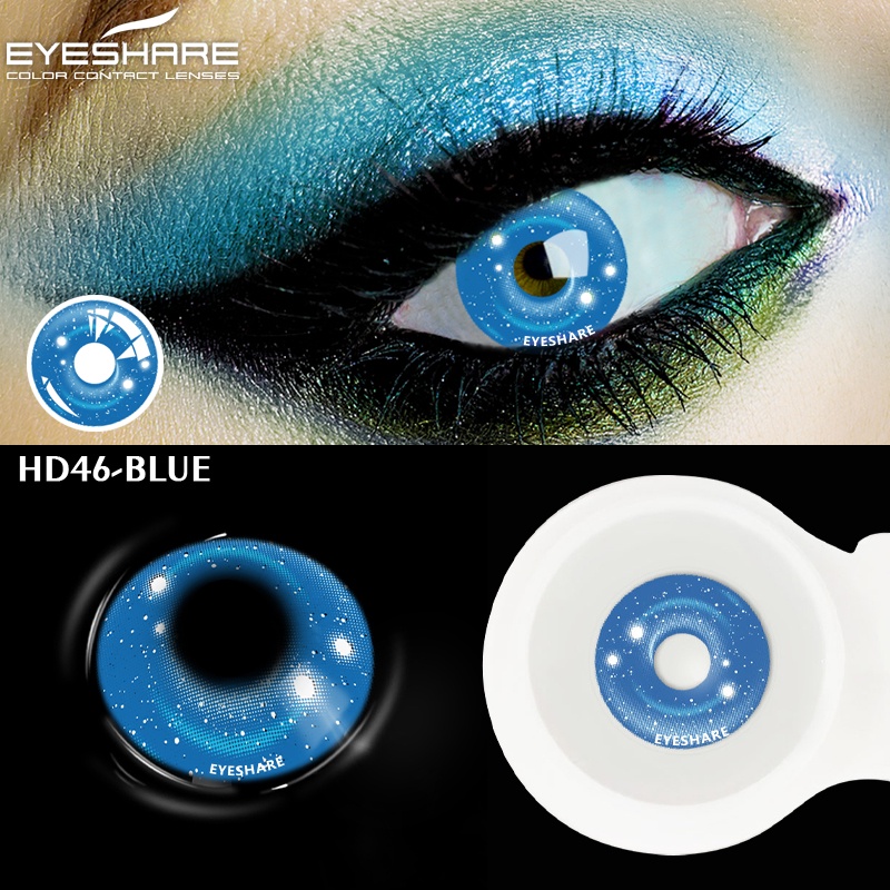 [✅COD] Softlens Mata Normal Softlens Cosplay Karakter Warna Sepasang lensa kontak berwarna softlen big eyes Halloween soflens Manga Anime Naruto Lensa Kontak DIA 14.5MM