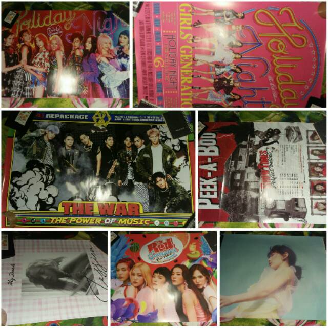 Official poster K-pop kpop Exo snsd Red velvet Taeyeon Jessica
