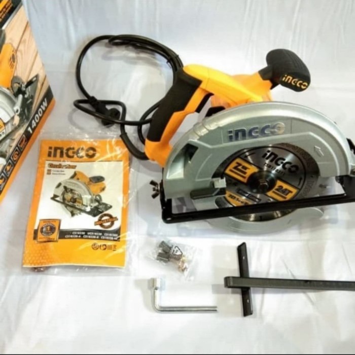 Ingco Gergaji Mesin Potong Circular Saw CS18528 1400 Watt CS 18528