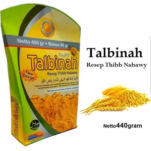 

Tepung Gandum Talbina Talbinah 400 Gr Plus 40 gr ORIGINAL Solusi Lambung sakit I TALBINAH GANDUM SEHAT