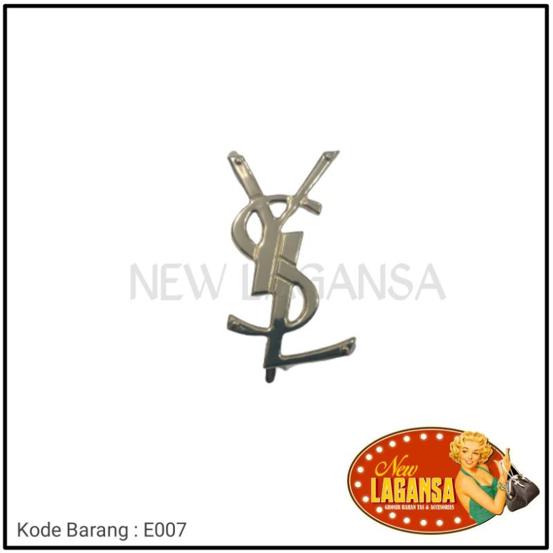 (E007) Variasi YSL Tancap Mas - Aksesoris Tas & Dompet Wanita Fashion (IMPORT)