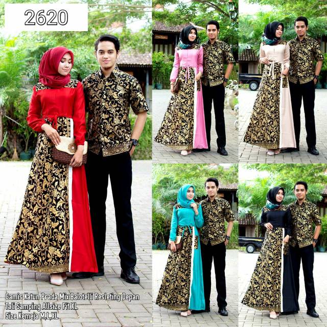 Couple gamis prada 2620