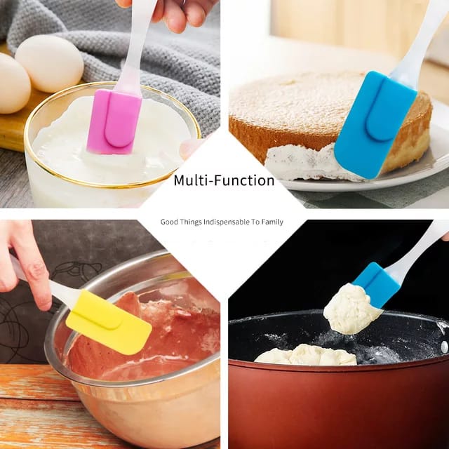 Kuas Silikon Kuas Oles Minyak Barbeque Anti Panas Kuas Roti Baking Brush / Spatula Mentega Silikon / Spatula Silikon Tahan Panas