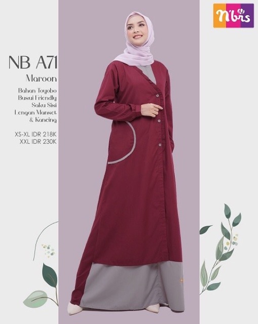 READY STOK! ORI GAMIS NIBRAS NBA71 NBA 71 TOYOBO NB A71