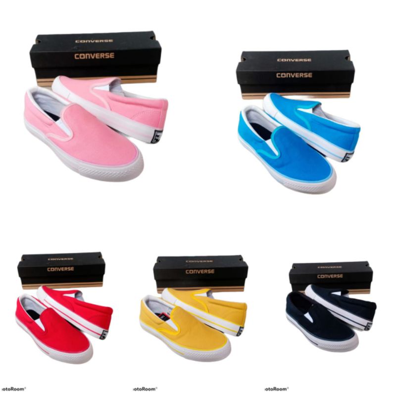 Terbaru_sepatu slip on Converse_sepatu wanita_sepatu slip on allstar