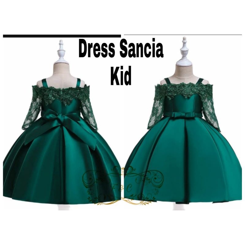 Dress Anak Perempuan / Dress Anak All Size 3-5 Tahun  / Sancia Kid