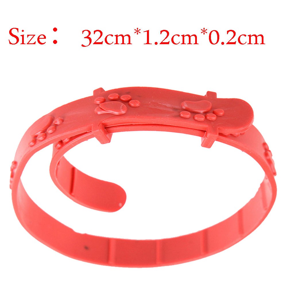 【COD Tangding】Kalung Leher Adjustable Anti Kutu Warna Merah Untuk Kucing