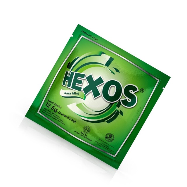 

Hexos Mint Permen Pelega Tenggorokan 1 Sachet