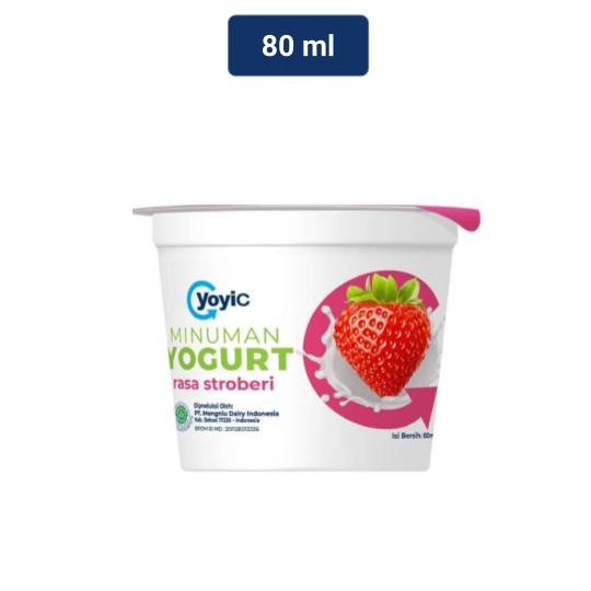 YoyiC Yogurt Drink Cup Strawberry 80 ml
