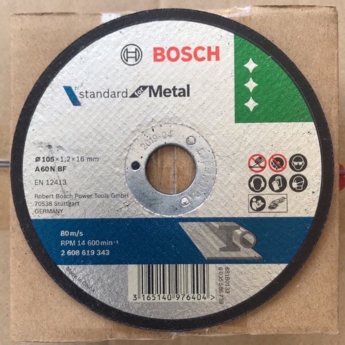 BOSCH Batu Gerinda Potong 4 Inch x 1.2mm (Per Box/25Pcs)