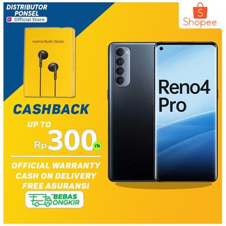 OPPO RENO 4 PRO RAM 8GB ROM 256GB GARANSI RESMI | Shopee