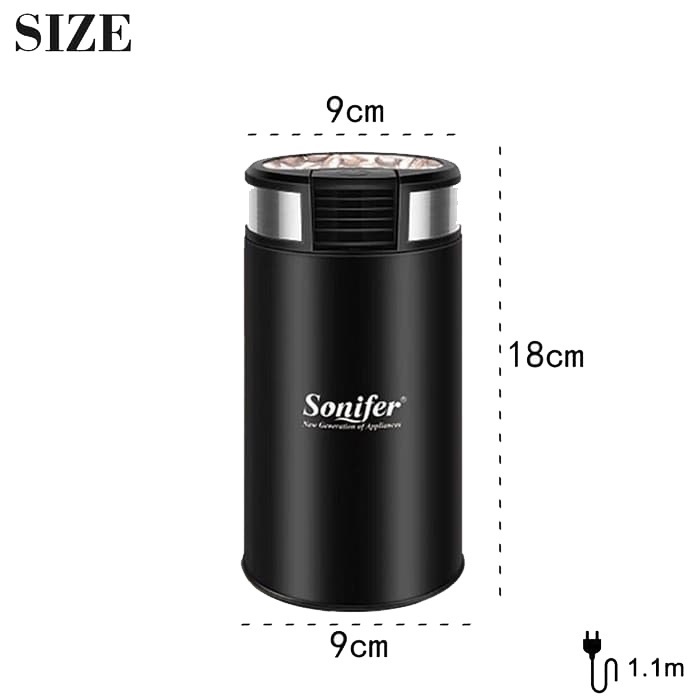 COFFEE GRINDER ELEKTRIK / PENGGILING KOPI / SONIFER GRINDER KACANG BUMBU