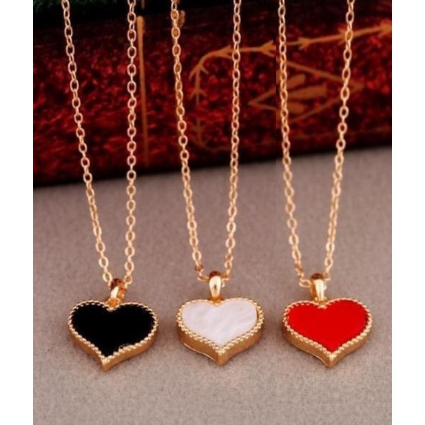 [BELI KALUNG GRATIS GELANG] LOVE Korea Fashion Women Fashion Jewelry Alloy Aksesoris Perhiasan Cewe