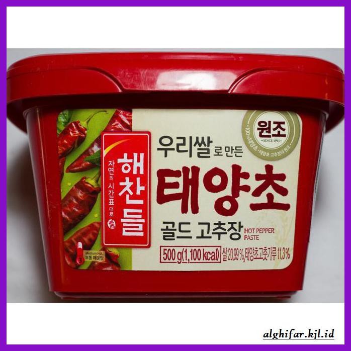 

gnidderdsaus- saus bibimbap gochujang haechandle 500 gram -asliiiiii.