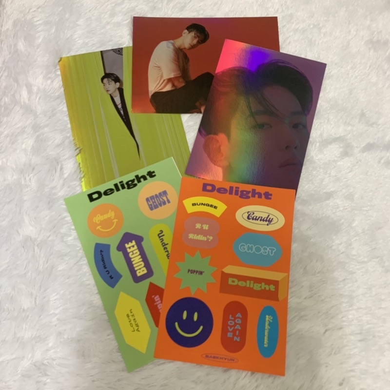 [READY OFFICIAL] Postcard Set Album Baekhyun Delight