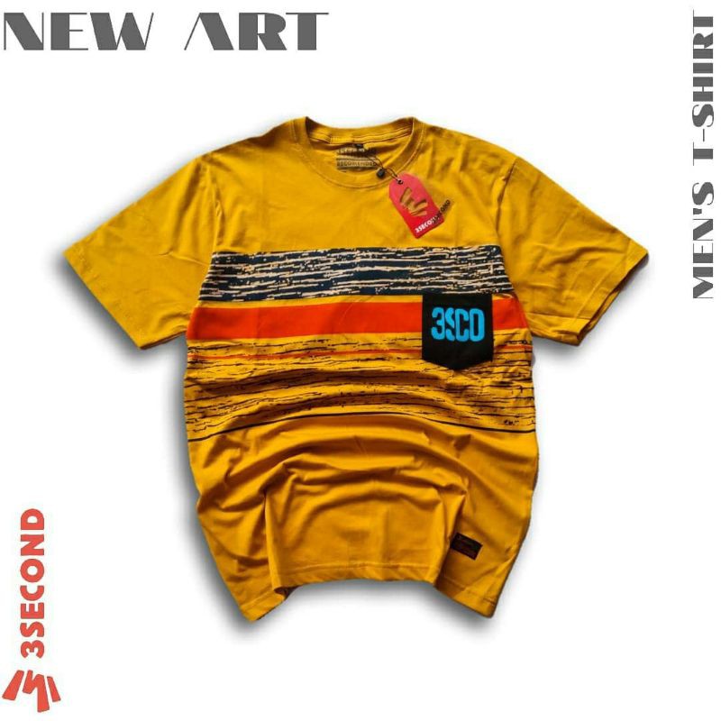 NEW MEN'S T-SHIRT 3 SECOND