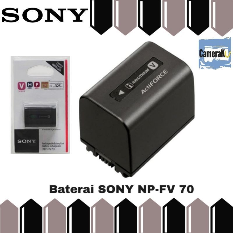 Baterai OriginaL SONY NP-FV 70