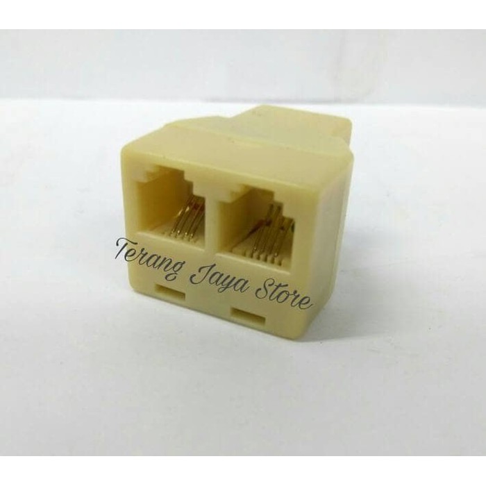 

Splitter Parallel RJ11 port 1 ke 2 Barel Splitter Telepon Parallel