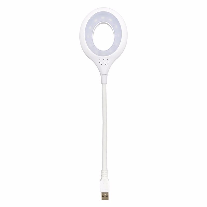 Lampu Ring Led Flexible Adjustable Tenaga Usb Hemat Energi Untuk Membaca