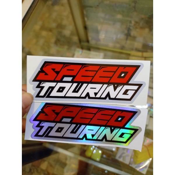 Sticker printing SPEED TOURING minim pembelian produk harus 20rb