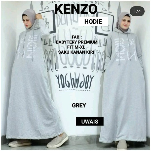 NEW RELEASE Baju Muslim Wanita Kenzo Dress Hodie    BL MURAHMERIAH