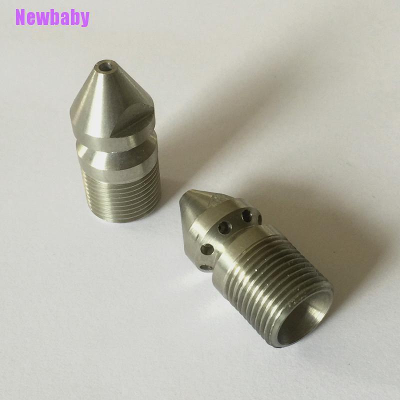 (Newbaby) Nozzle Jetter Tekanan Tinggi 9 Jet 3 / 8 &quot;4.5&quot; Untuk Pembersih Saluran Air