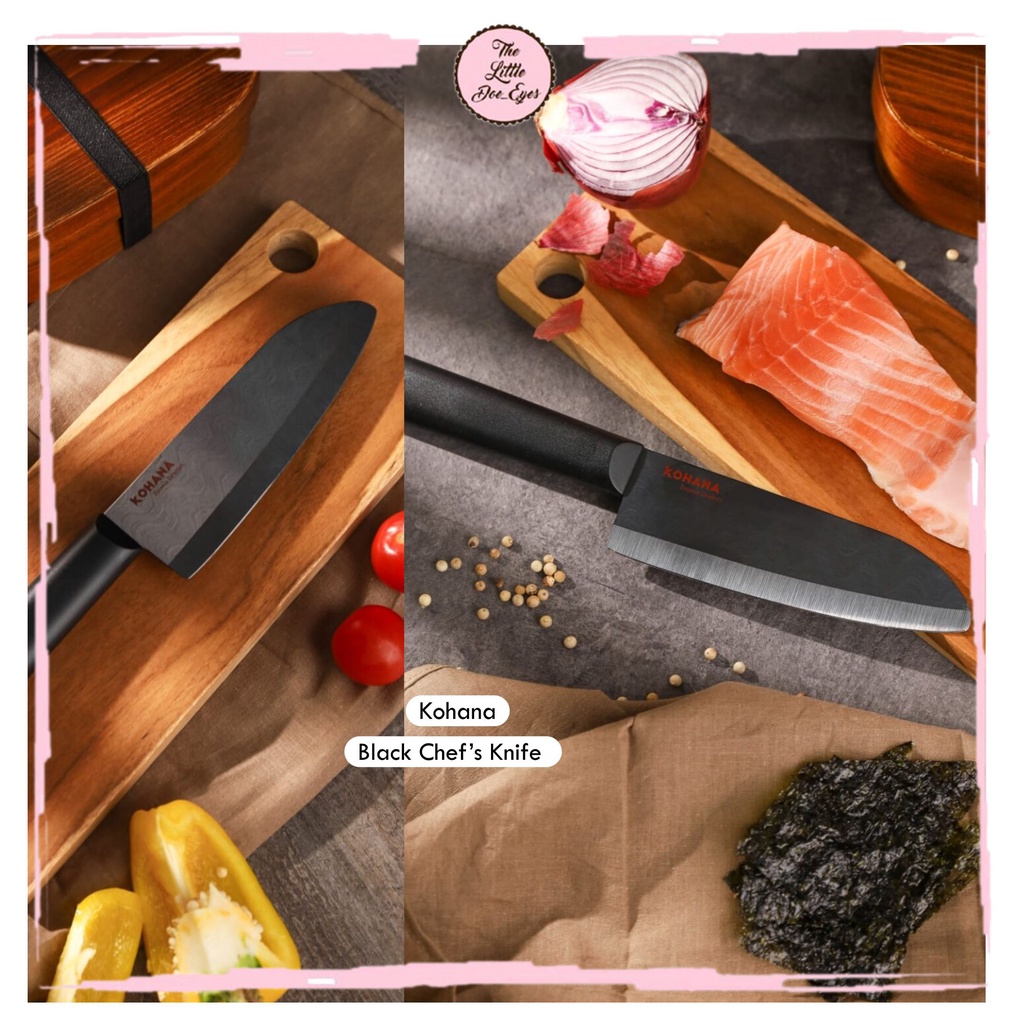 [READY] Kohana Knife (chef, utility, paring, cleaver, scissors, folded, black)