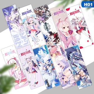 10 Pieces Ready Stock Anime Series Paper Bookmarks Reading Book Label Japan Anime Bookmarks