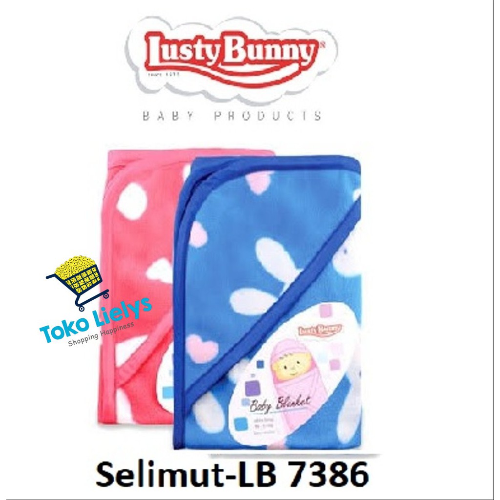 Lusty Bunny Baby Blanket Print Kelinci Selimut Bayi BB7386