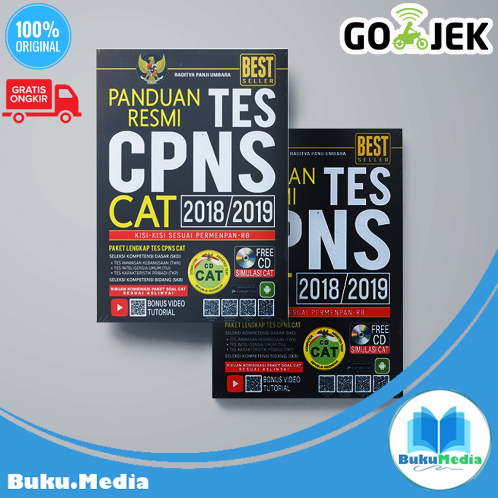 Buku Cpns Panduan Resmi Tes Cpns Cat 2018 2019 Original Kisi Kisi Sesuai Permenpan Rb Shopee Indonesia