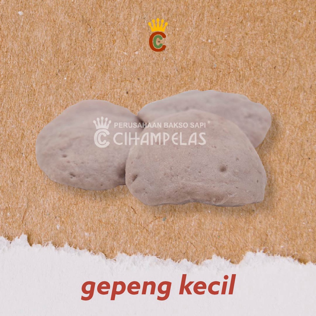 

Cihampelas - Bakso Gepeng Kecil - Bakso Halus