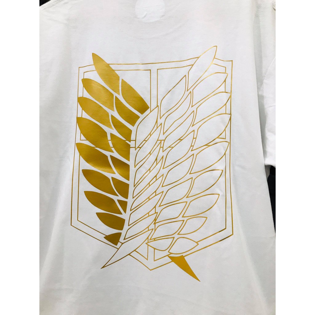 Kaos distro Anime Shingeki no Kyoujin SNK Gold T-shirt Attack on Titan