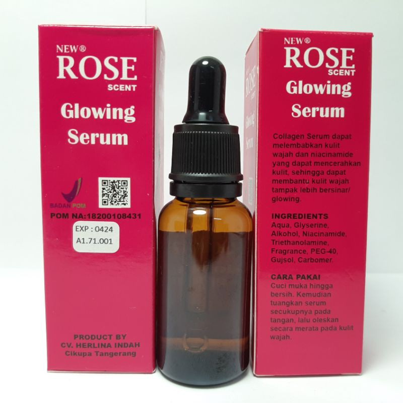 Rose Serum Pencerah Wajah Original  BPOM