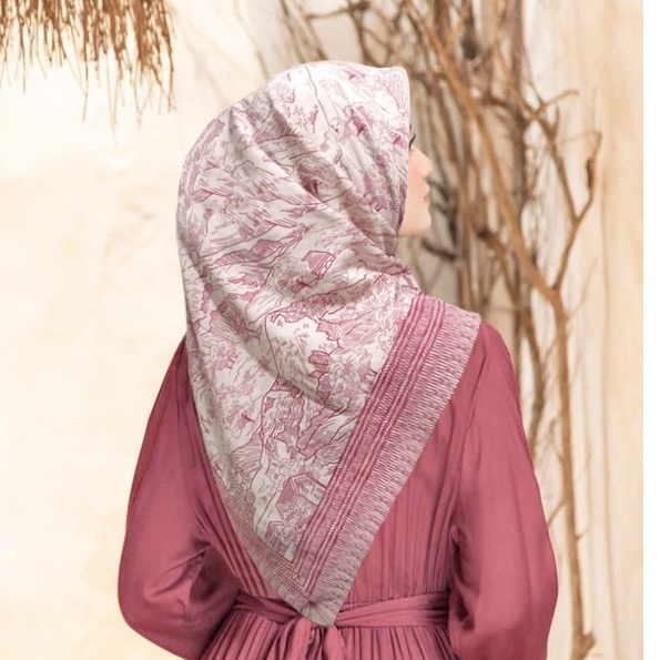 Ultrafine Ferisha Scarf Kerudung Segi Empat Juragan_Jilbab Hijab Murah Hijab Katun Voal Segiempat Mo