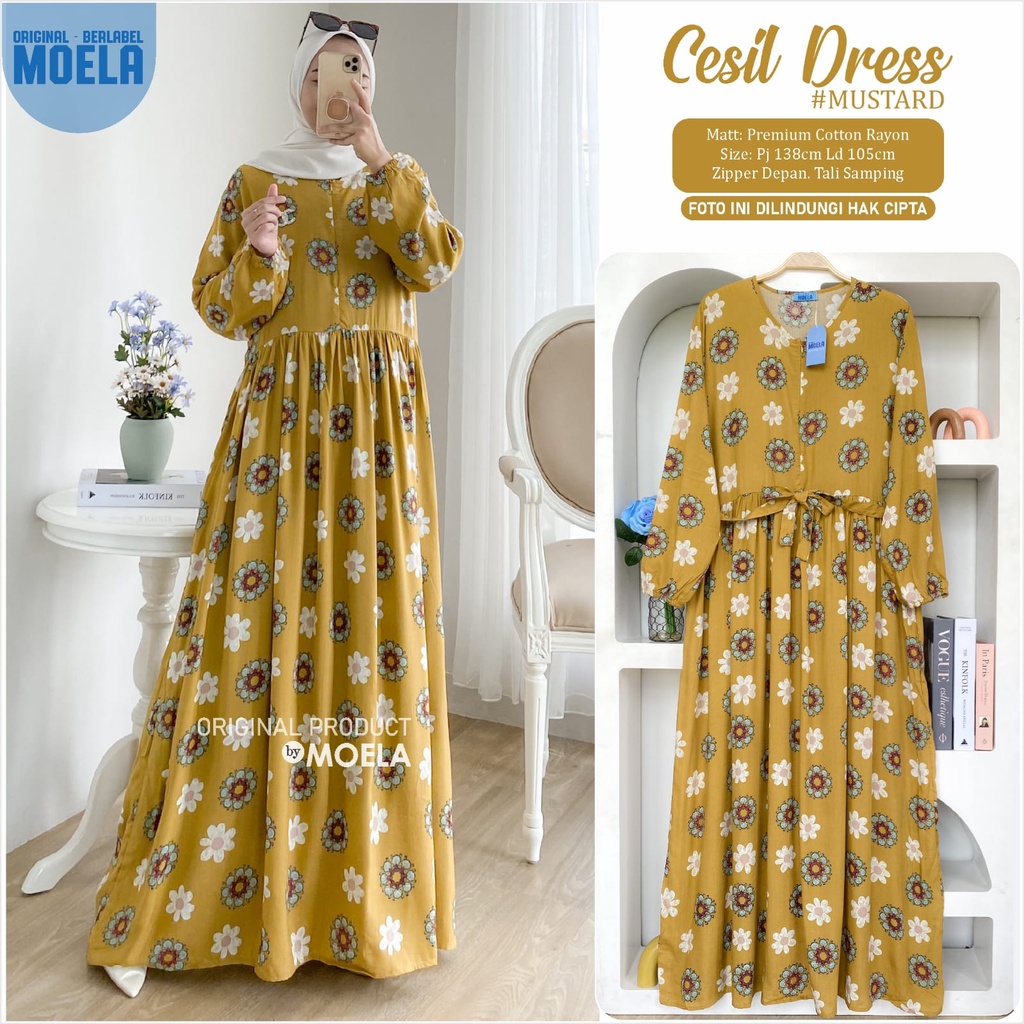 GAMIS DRESS CESIL LD 105 BY ORIGINAL MOELA BERLABEL