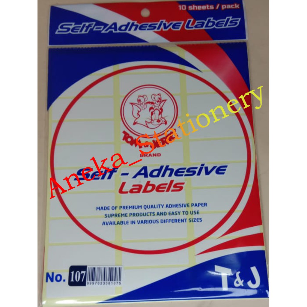 

Label Tom & Jerry (Jual Per Pack isi 10 lembar)