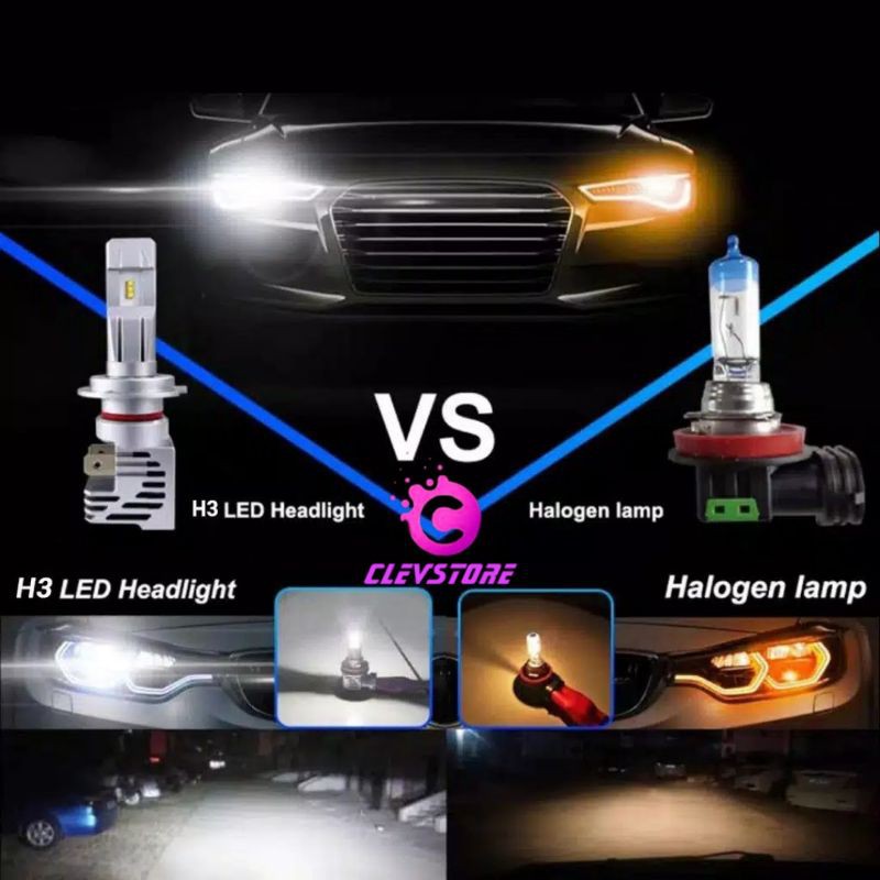 LAMPU LED Mobil H7 AYOTO 35 Watt 2pcs (sepasang)