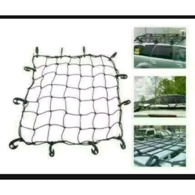 Jaring bagasi atas mobil