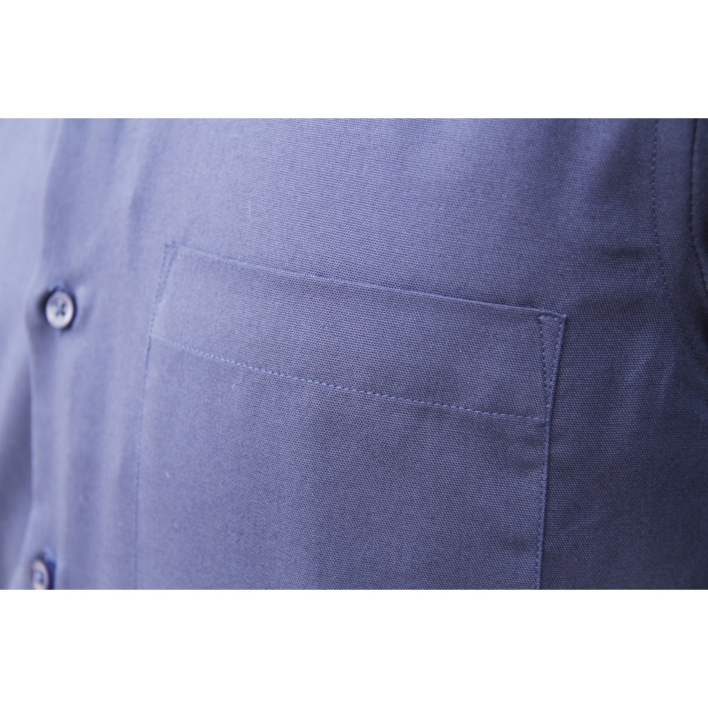 COD Kemeja Pria Stanley Adams Lengan Panjang Biru Navy  02 Slimfit 100% Original Brand