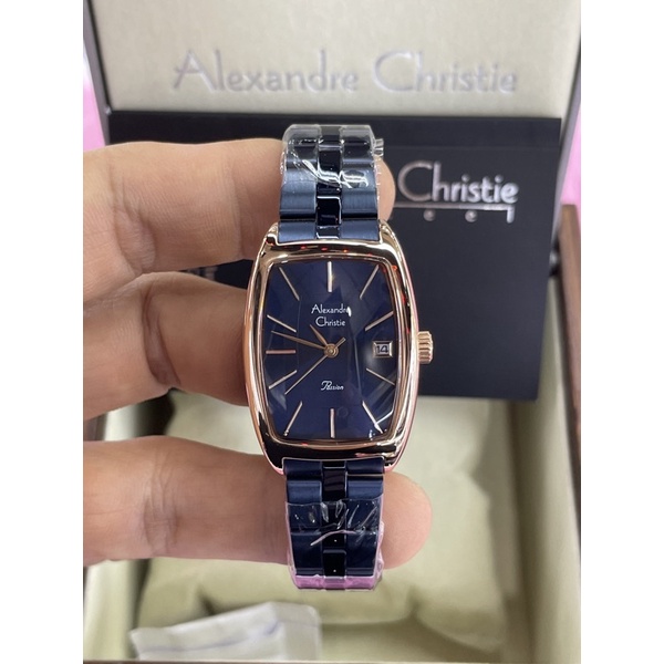 alexandre christie 2961ld wanita biru rosegold