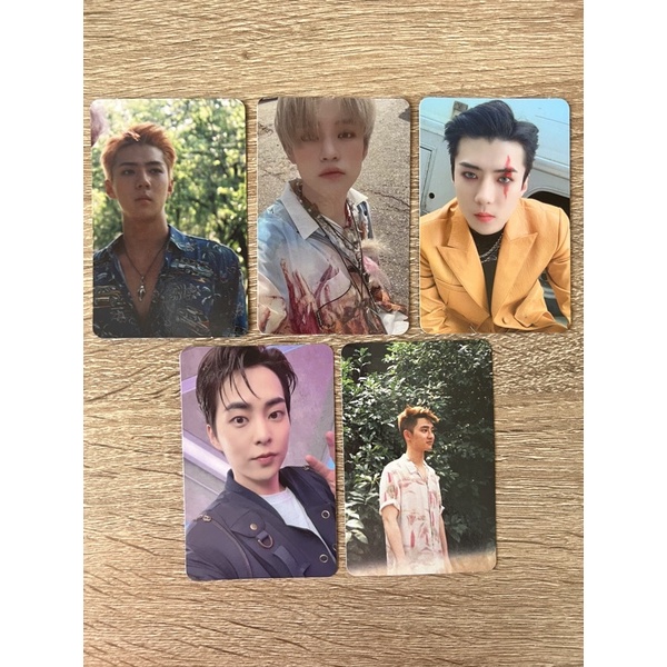 EXO NCT PHOTOCARD SEHUN XIUMIN CHENLE ~ kokobop ar dftf hot sauce hello future